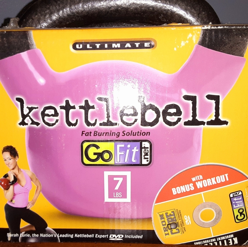 GoFit Ultimate 7lb Kettlebell w/ Training …